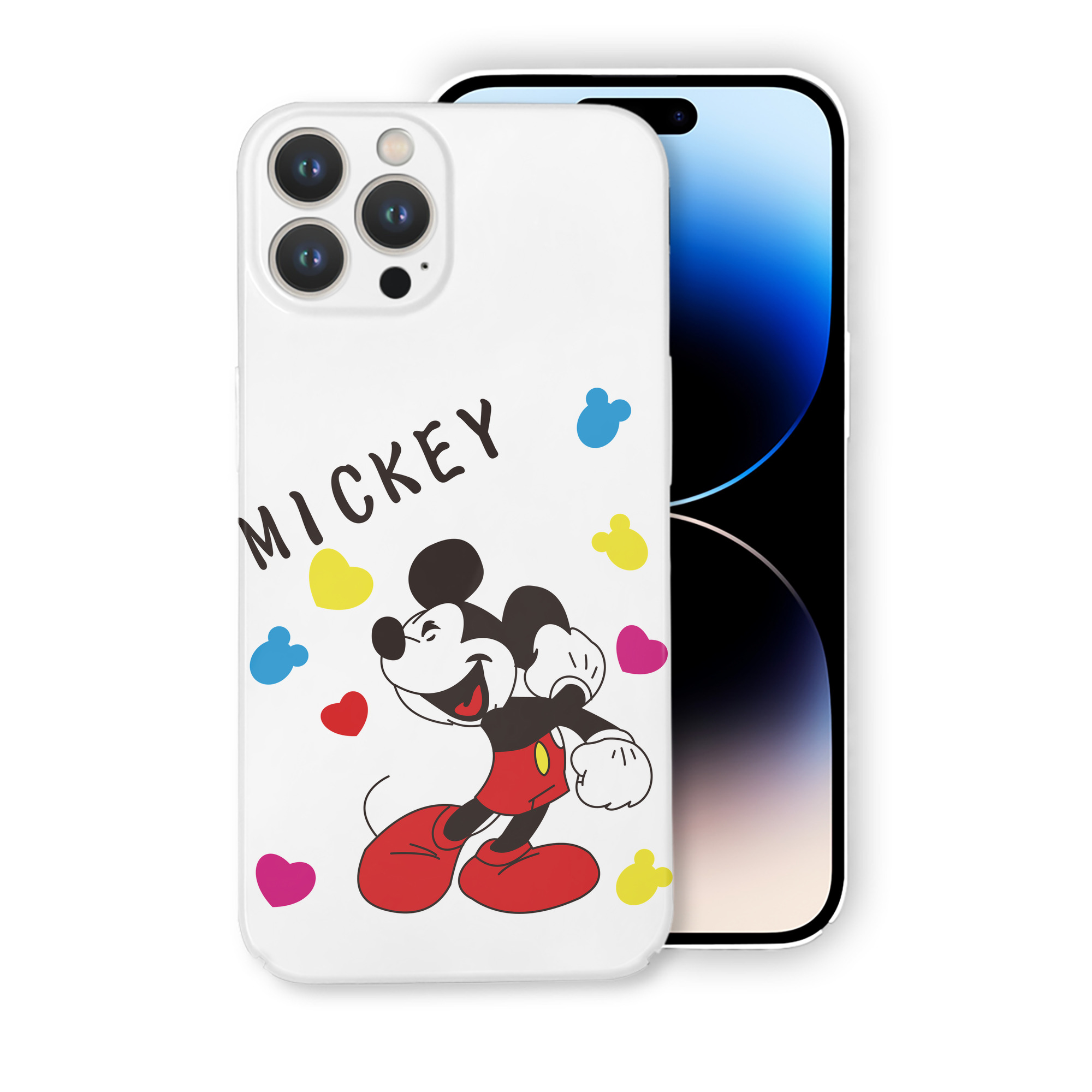 （画像用） ミッキーマウス Mickey Mouse 【iPhone 14シリーズ対応】ハードケース